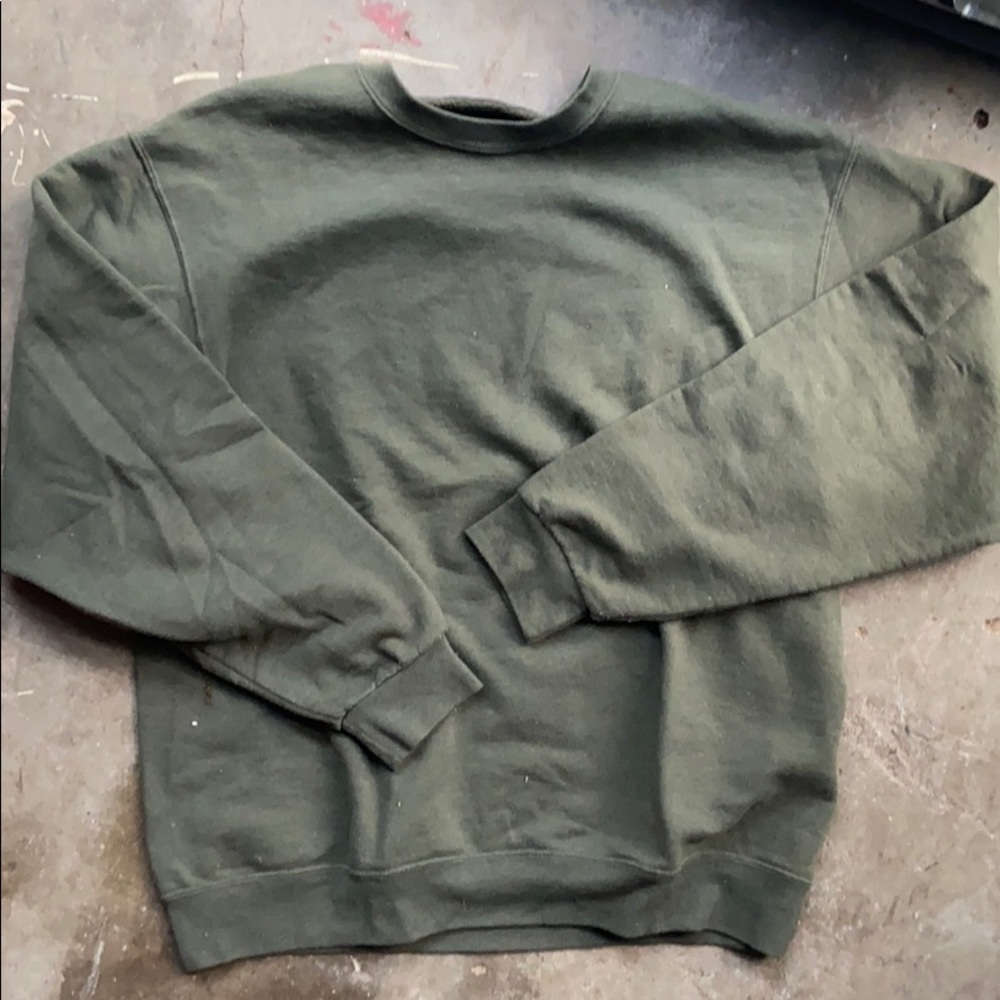 Olive green sweatshirt